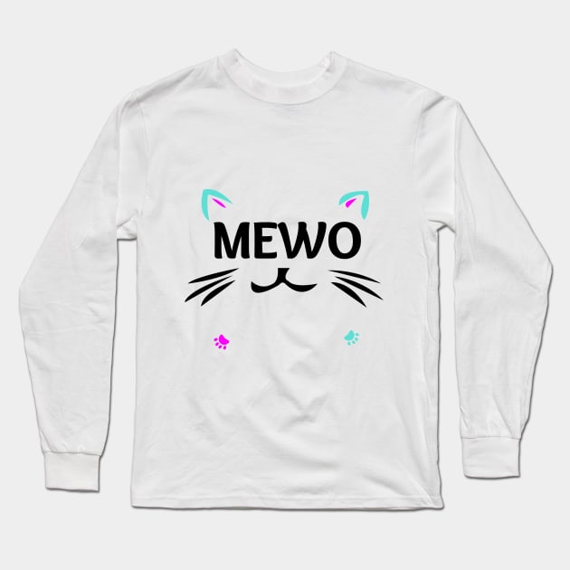 Cat Long Sleeve T-Shirt by IbrahemHassan